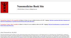 Desktop Screenshot of nanomedicine.com